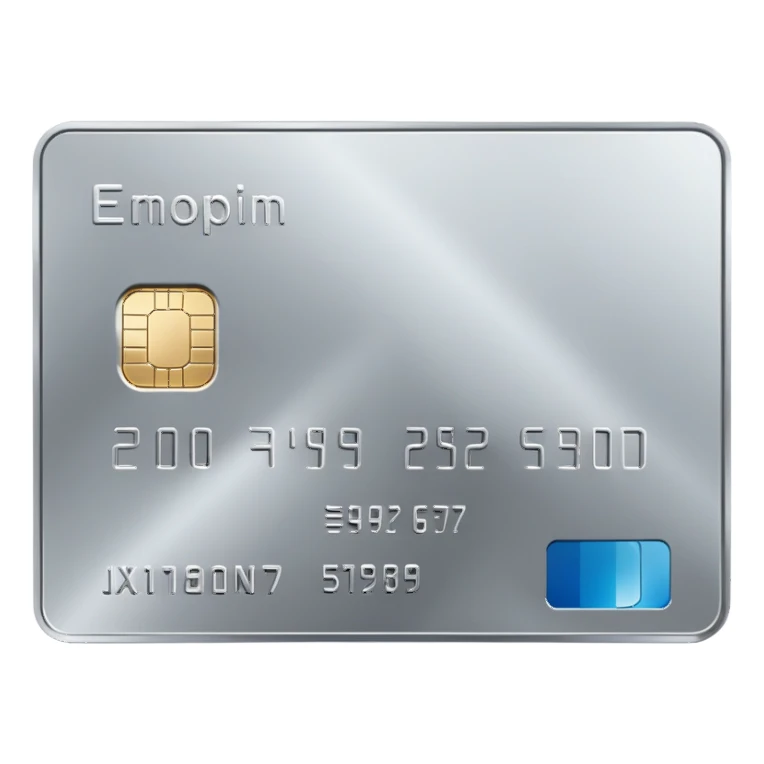 Platinum credit card sticker