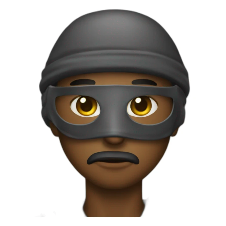 Bank robber emoji sticker