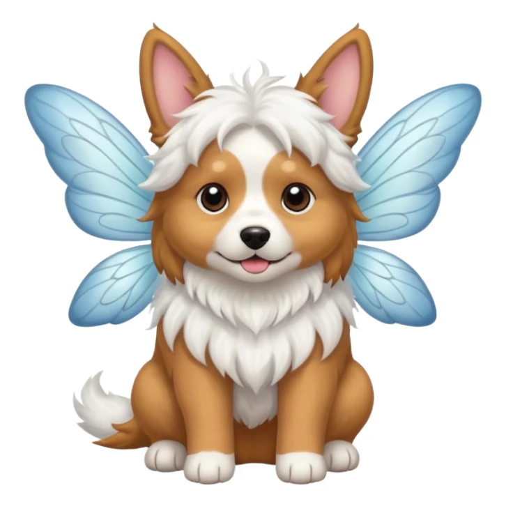 Dog fairy sticker