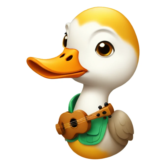 goose with ocarina sticker