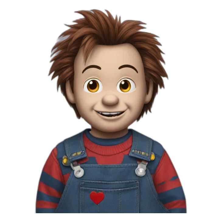Chucky as mickey mouse sticker