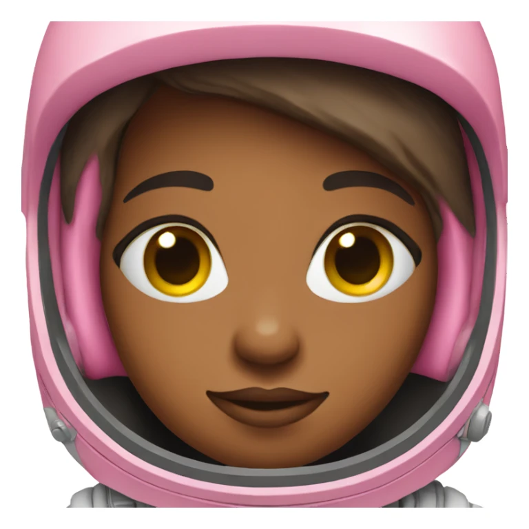 Pink astronaut girl  sticker
