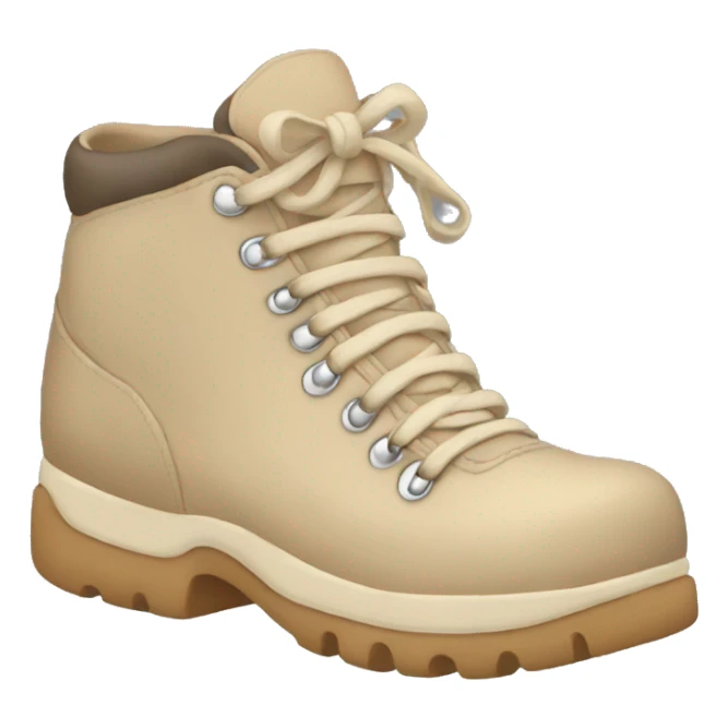beige shoe sticker