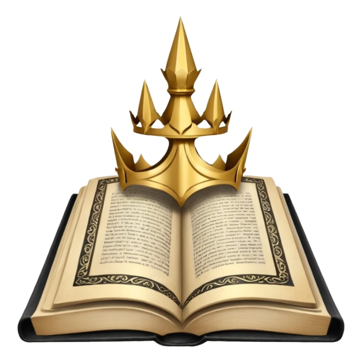 Book magic black and white sticker