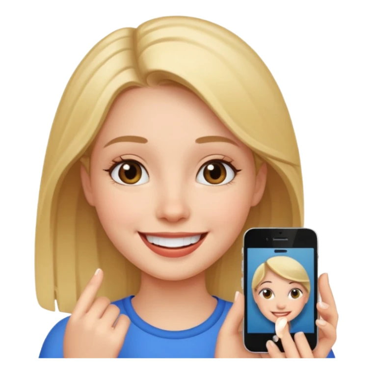 girl on facetime sticker