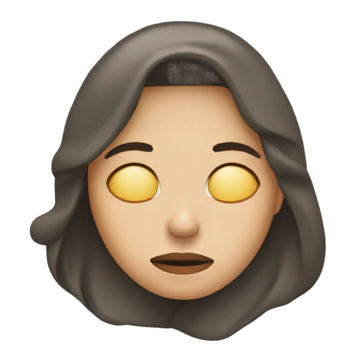 mujer durmiendo  sticker