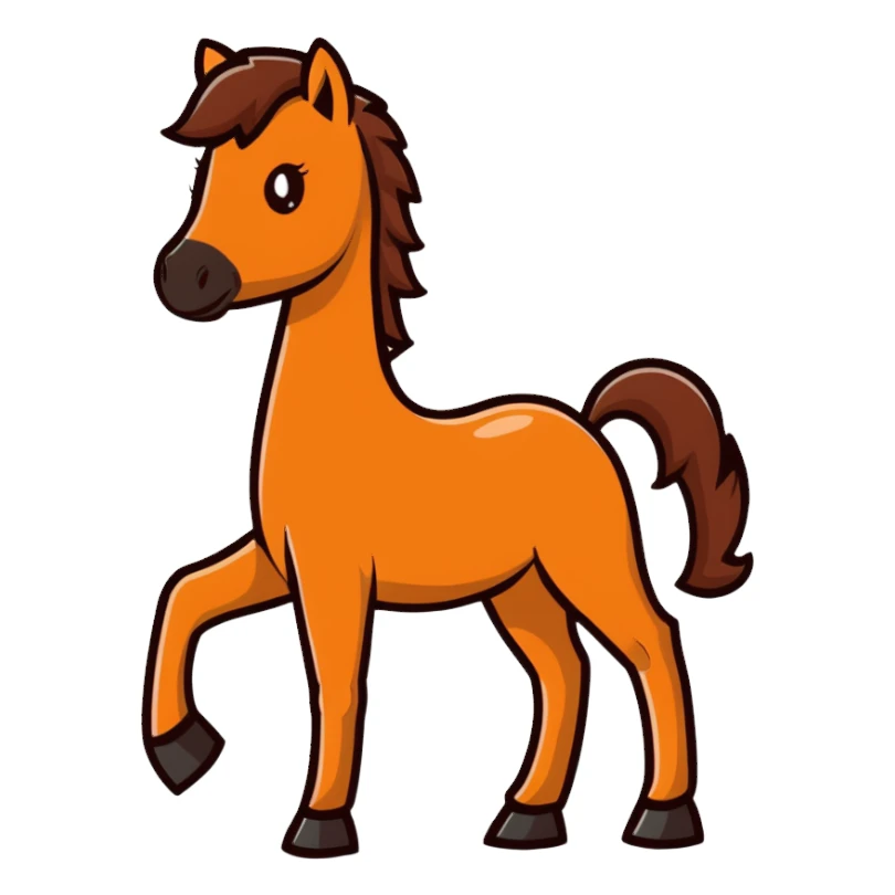 Horse sticker