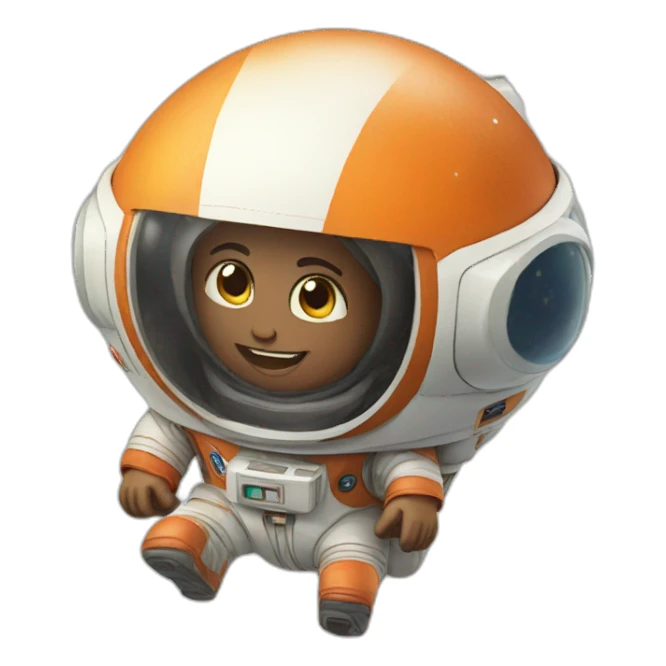 flying away to mars sticker