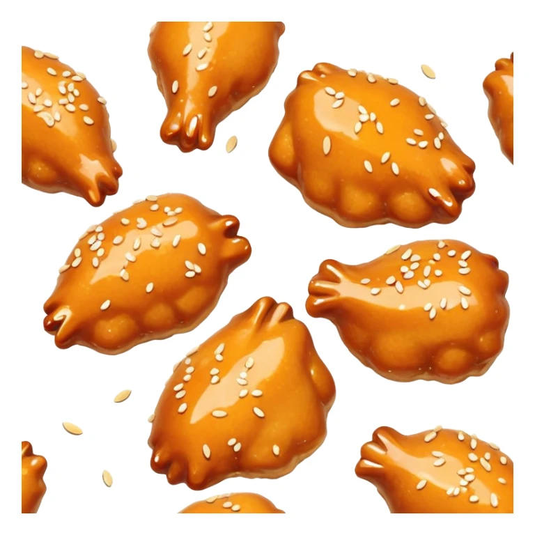 Orange chicken sticker