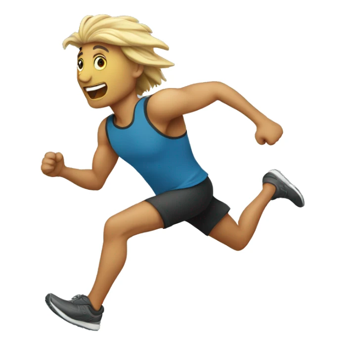 Robbr running  sticker