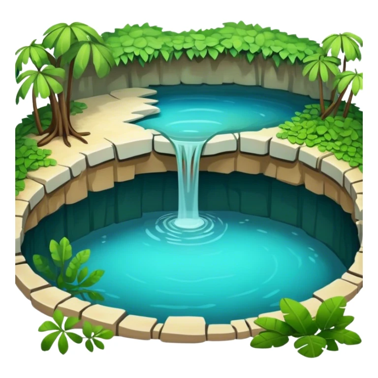 mexican cenote sticker