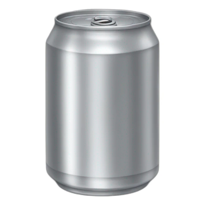 an open can  sticker