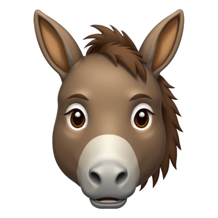 Nauseous donkey sticker