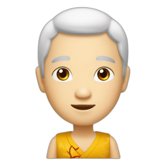 Chinois qui ma.ge du riz sticker