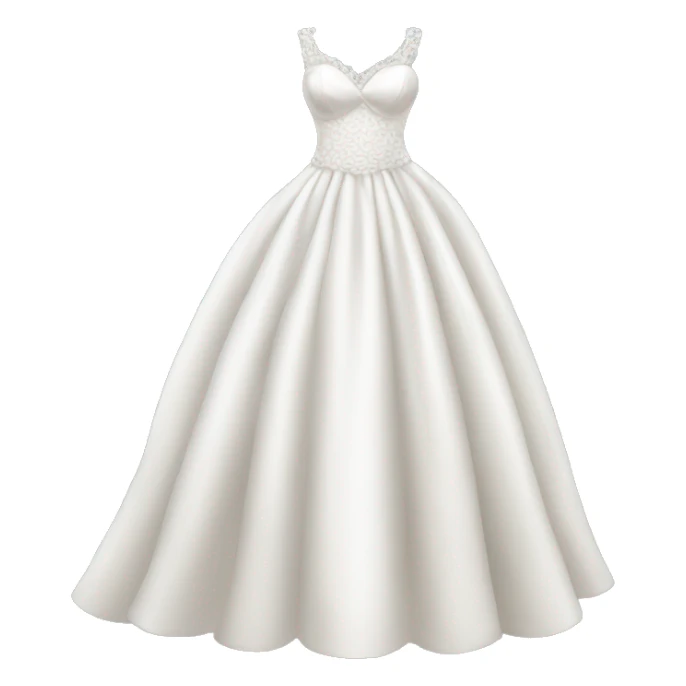 Wedding dress sticker