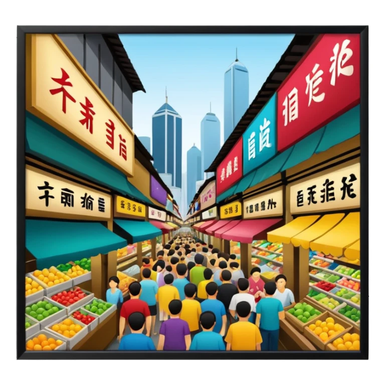 香港街市 sticker