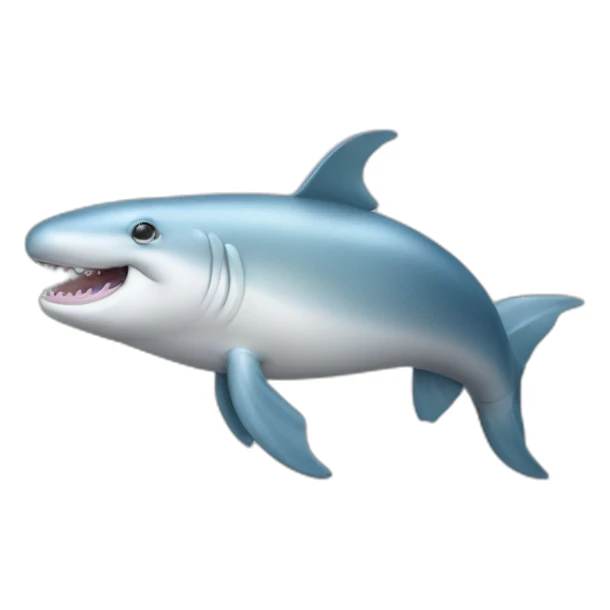Beluga sturgeon fish in jeans sticker