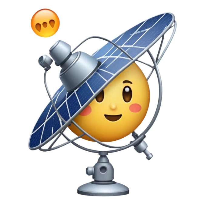 satellite system sticker