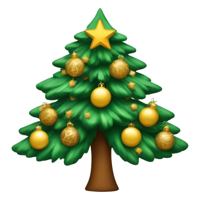 carmel christmas tree sticker