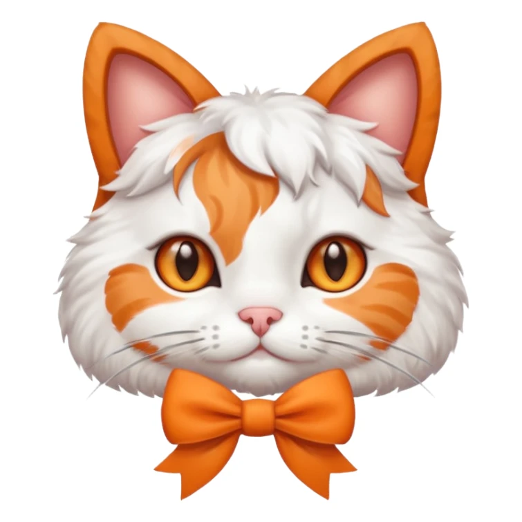 котик з бантіком sticker