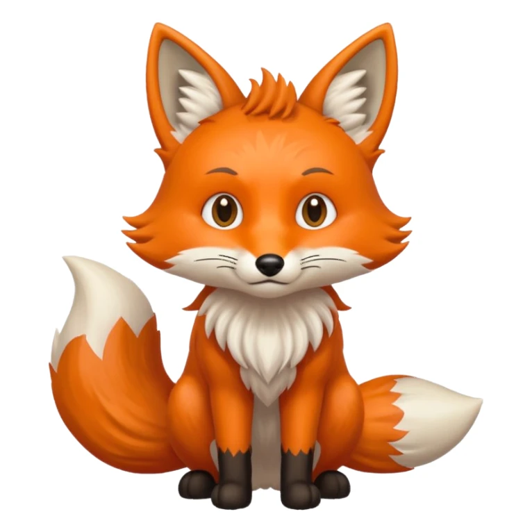Fox with nine tails sticker