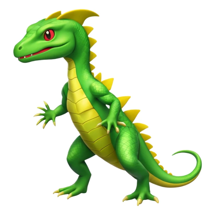 Helioptile-Grovyle-fusion (full body) sticker