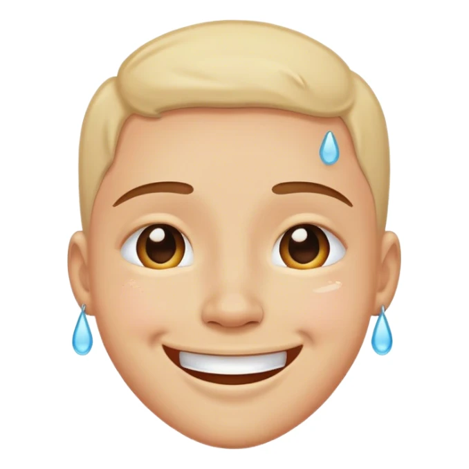 a happy cry  sticker