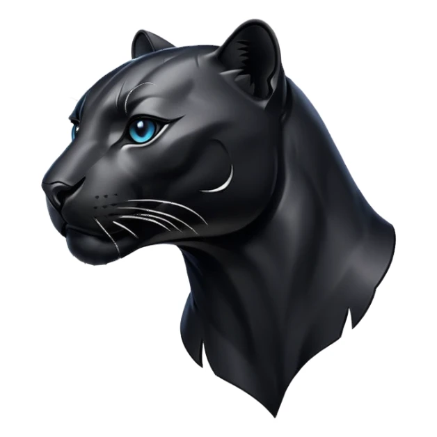 Black Panther puma logo sticker