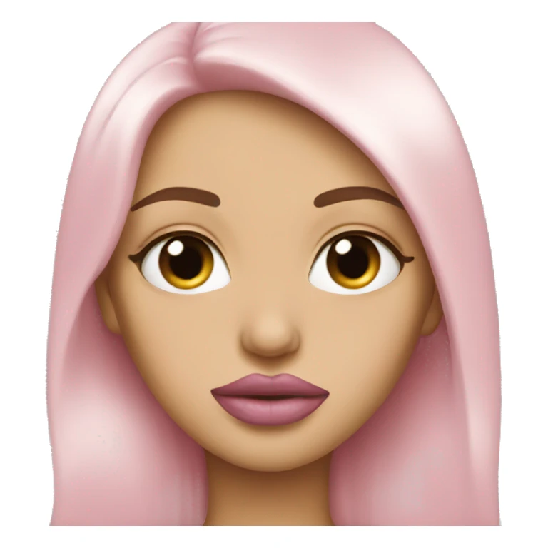 Light pink lips kiss sticker