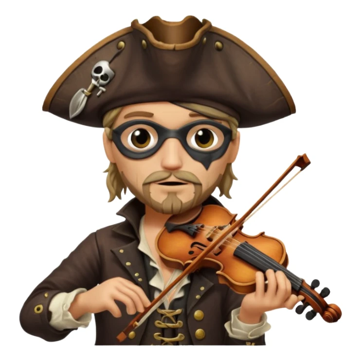 pirate iolinist sticker