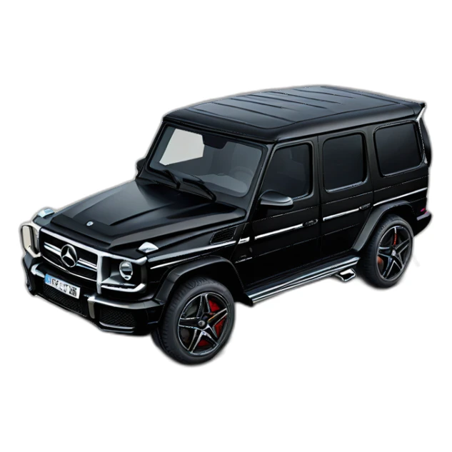 Black Mercedes g63 sticker
