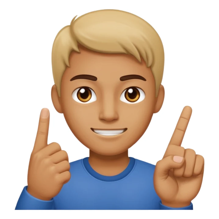 Orta parmak ceken adam sticker