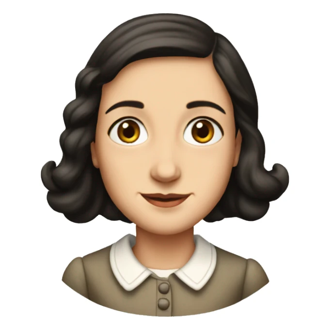 Anne Frank sticker