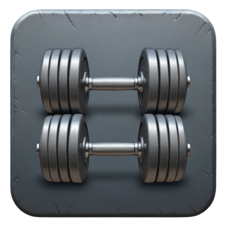 dumbell sticker