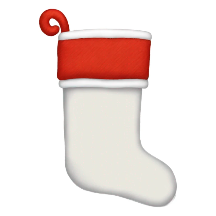 Christmas stocking sticker