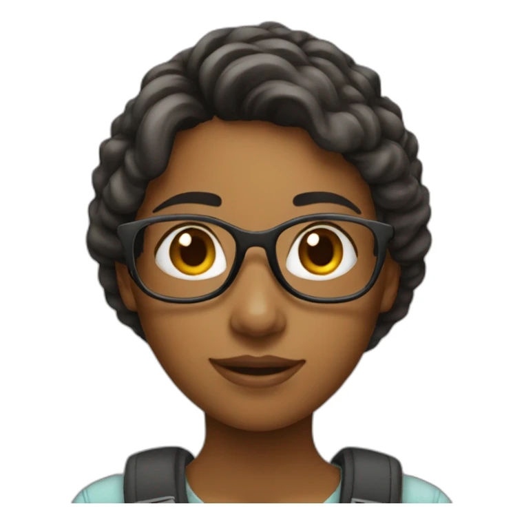 student girl sticker