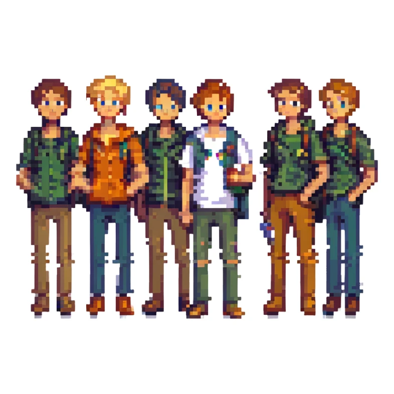 Ateez Kpop boy group sticker