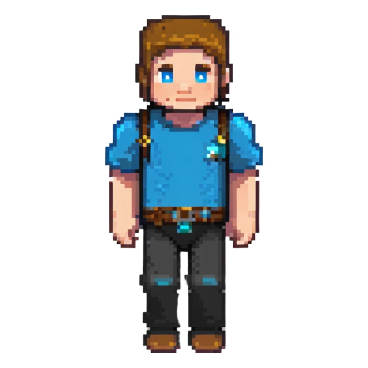 Minecraft Steve full body sticker