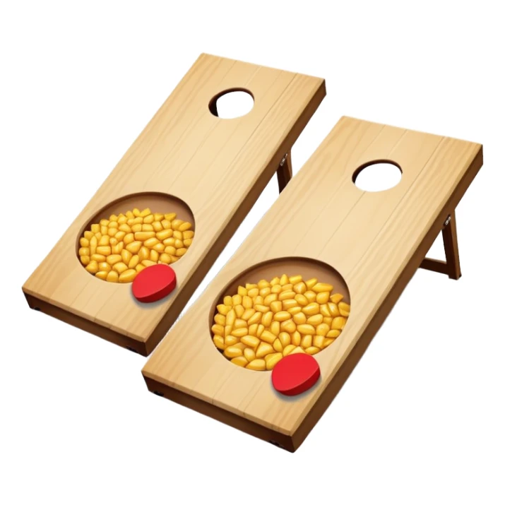 Corn hole sticker
