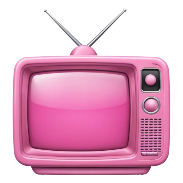 pink tv sticker