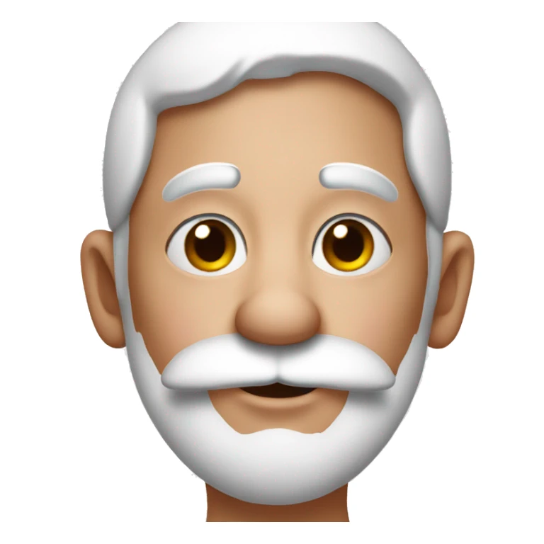 Santa with a pig nose sticker