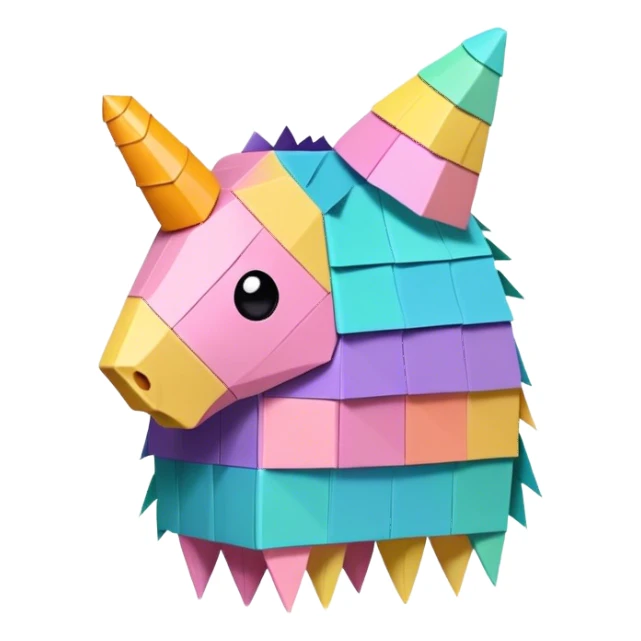 Pastel piñata sticker