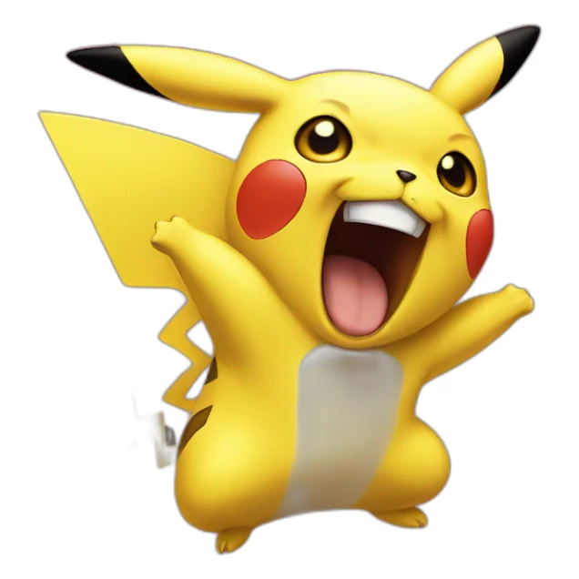 screaming-pikachu sticker