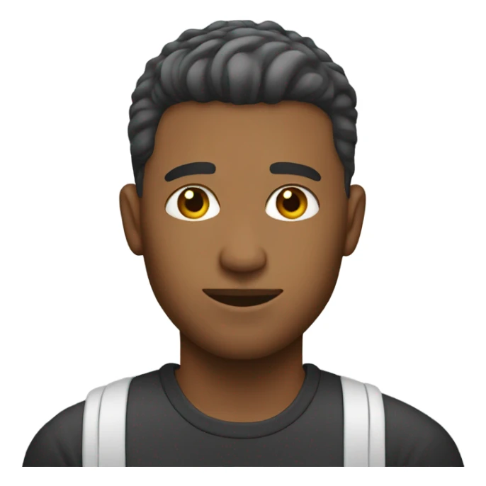 guy with a low taper fade sticker