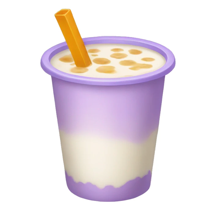 lavender milk tea boba sticker