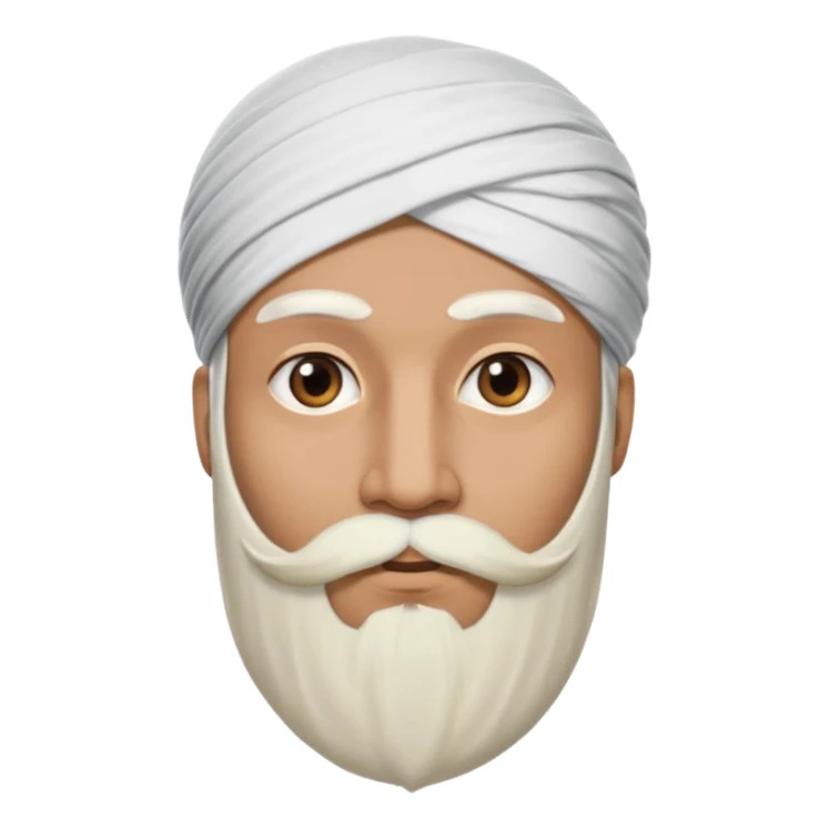 islamist in turban sticker