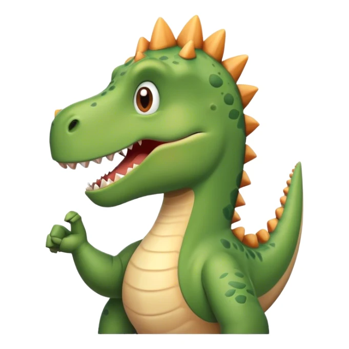 dinosaur arms dislike symbol sticker