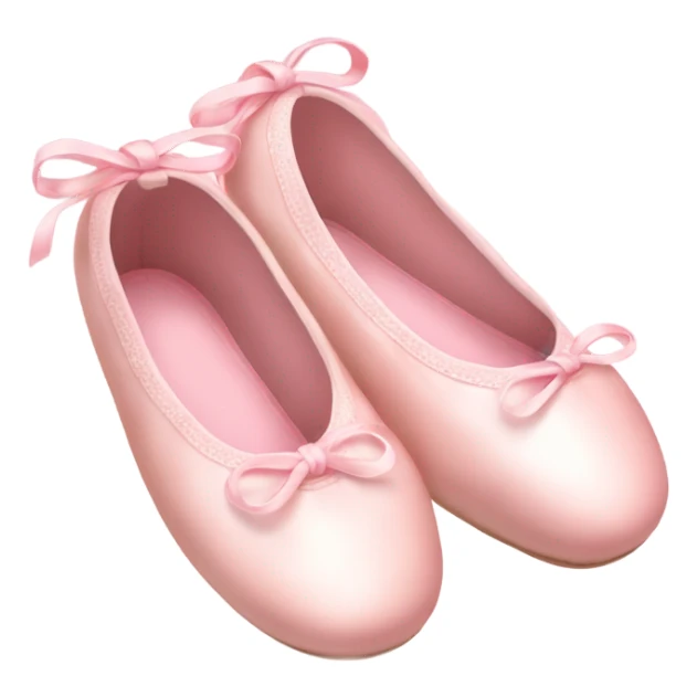 light pink ballet shoes sticker