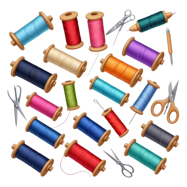 Sewing supplies sticker