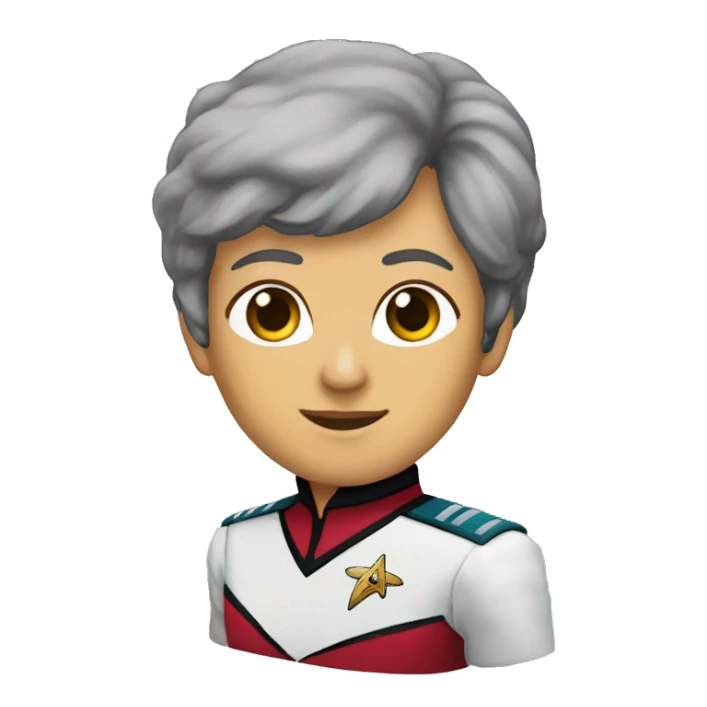 Teniente rosas. De Star Trek  sticker